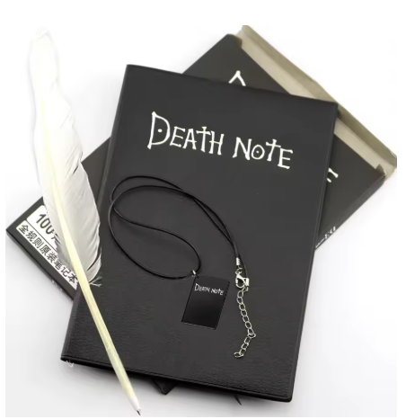 Death Note (Cuaderno + Bolígrafo Pluma + Colgante)